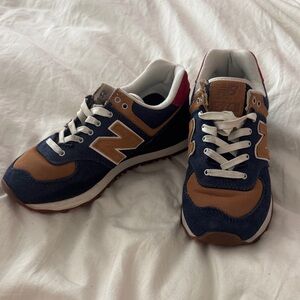 New Balance/Levi’s Collab Navy and Brown Casual Sneakers
